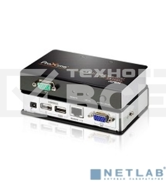 Переключатель ATEN CE700A-D(AT-G) Удлинитель, SVGA+KBD+MOUSE USB ATEN, 150 метр., HD-DB15+USB A-тип, Female, c KVM-шнуром USB 1.8м, Б.П. 220> 5.3V
