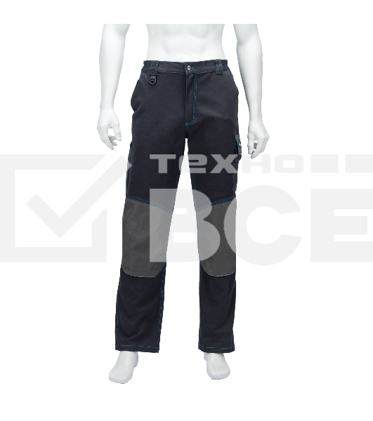 Брюки профессиональные рабочие, 97% хлопок 3% спандекс, M Gross