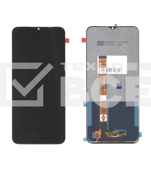 Дисплей (модуль) для Realme C11 в сборе с тачскрином (tft) черный