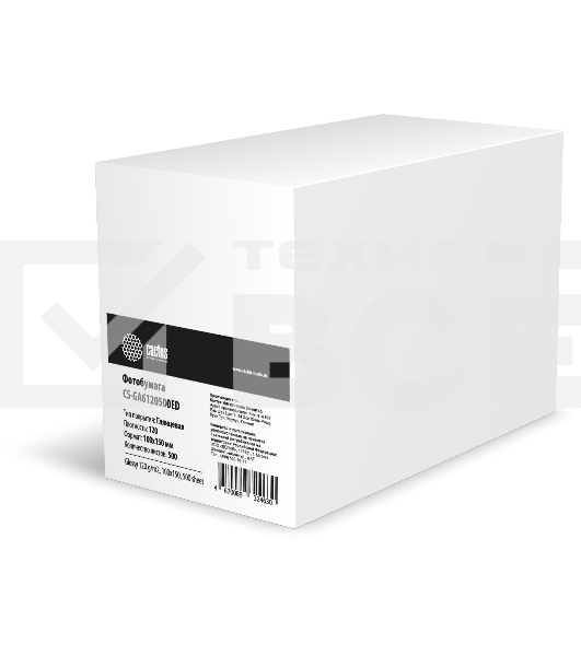 Фотобумага Cactus CS-GA6120500ED A6/120г/м2/500л./белый глянцевое для струйной печати