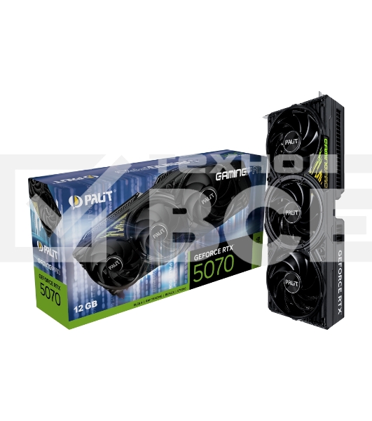 Видеокарта Palit NVIDIA GeForce RTX 5070 GamingPro 12Gb PCI-E 192bit GDDR7 2325/28000 HDMIx1 DPx3 HDCP Ret