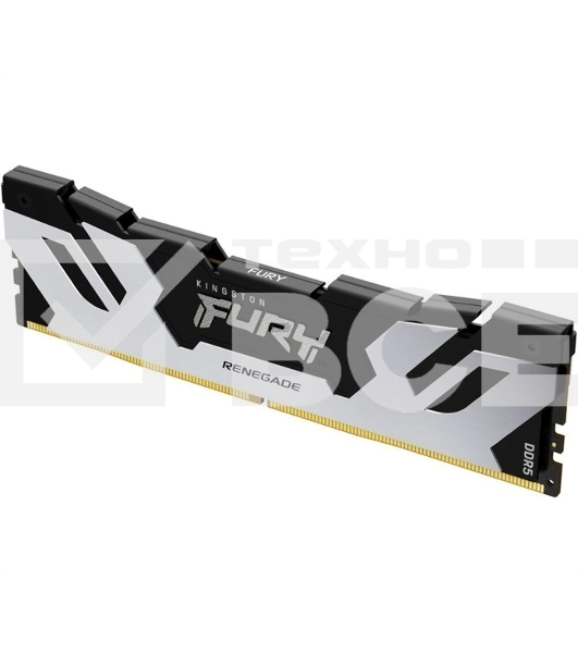 Оперативная память Kingston Fury Renegade, DDR5, 16GB (1x16GB), 6800MHz, CL36, радиатор, серебристый