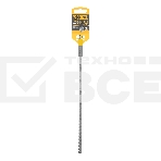Бур по бетону, цельная крестовая пластина, 8x315 мм, SDS PLUSDenzel, фото4
