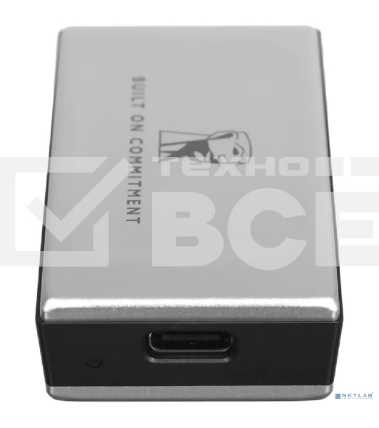 Внешний SSD Kingston XS2000, 1TB, USB 3.2 Gen 2x2 Type-C, R/W 2000/2000, серебристый