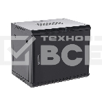 Шкаф коммутационный Rexant настенный 9U 600x600 мм пер. дв. металл черный, фото3