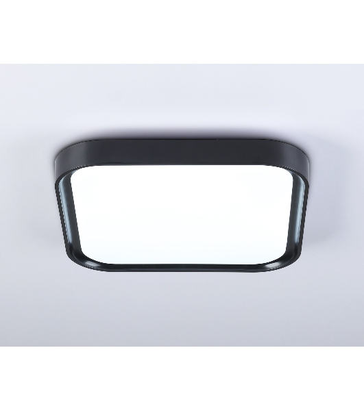 Потолочный светодиодный светильник Ambrella light FZ1262 BK черный 18W 5000K 250*250*60 (Без ПДУ)