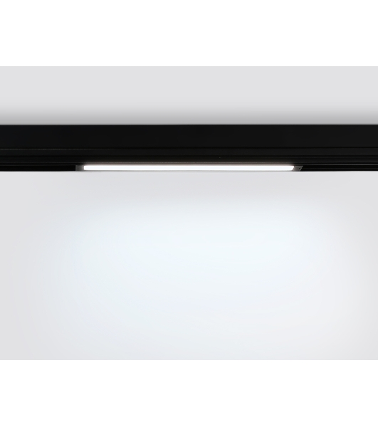 Управляемый светодиодный светильник для шинопровода Magnetic Ambrella light GL1272 BK черный IP20 15W 3000K-6400K 220V 120° 342*25*42 (Без ПДУ)
