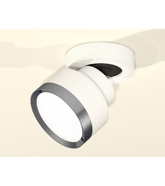 Светильник Ambrella Light XM8101006 SWH/PPH белый песок/графит полированный GX53 (A2228, A2105, C8101, N8133)