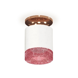 Светильник Ambrella Light XS7401143 SWH/PPG/PI белый песок/золото розовое полированное/розовый MR16 GU5.3(N7930, C7401, N7193)