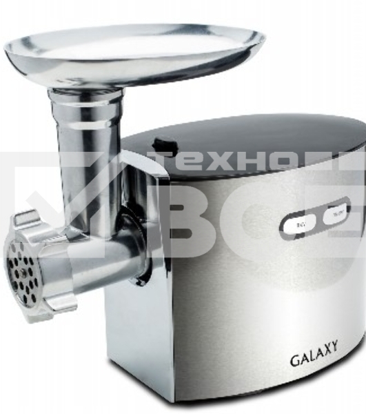 Мясорубка электрическая Galaxy Line GL 2400, серебристый, 1200 Вт, корпус из нержавеющей стали, функция 
