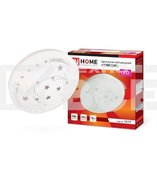 Светильник светодиодный DECO СОЗВЕЗДИЕ 24Вт 230В 6500К 1560лм 300мм IN HOME 4690612025131