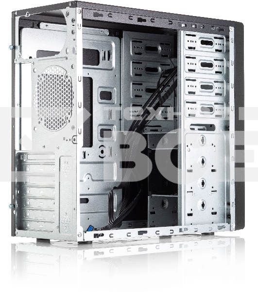Компьютерный корпус  Case Foxline FL-886 ATX case, black, w/o PSU, w/2xUSB3.0, w/o pwrcord, w/o FAN