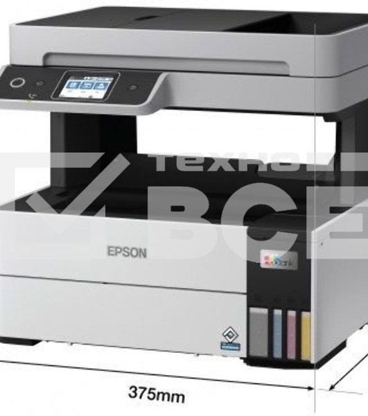 МФУ струйный Epson L6490 (C11CJ88405), A4, цветной, печ. до 17 стр/мин. (ч/б) до 9.5 стр/мин. (цвет), 1200 x 4800 dpi (печать) 1200x2400dpi (скан.), USB, RJ-45, Wi-Fi