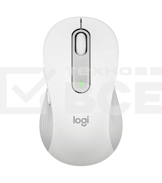 Мышь беспроводная Logitech Signature M650 L белый, 4000 dpi, радиоканал, Bluetooth, USB, кнопки - 5
