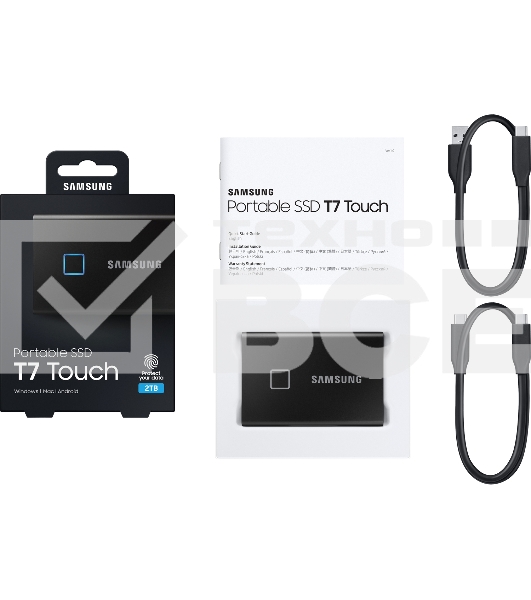 Накопитель SSD Samsung USB 2Tb MU-PC2T0K/WW 1.8