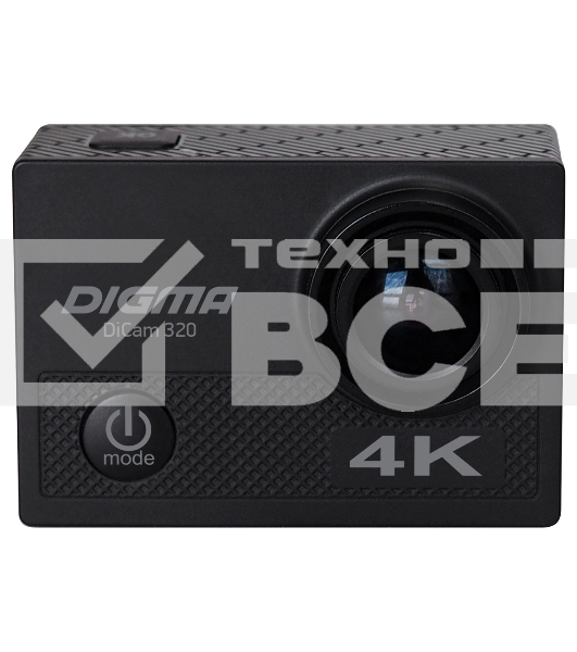 Экшн-камера Digma DiCam 320 черный