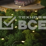 Гирлянда Роса с контроллером 20м, 200LED, IP20, 230В, зеленый провод, теплое белое свечение NEON-NIGHT, фото3