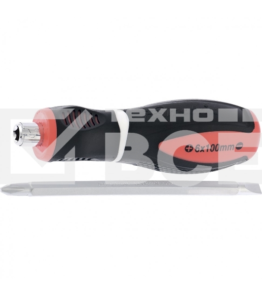 Отвертка комбинированная MATRIX, SL6,0 / Ph2, CrV, двухкомп. рукоятка MASTER 11580