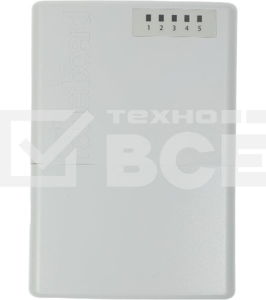 Маршрутизатор MikroTik RB750P-PBr2 PowerBox with 650MHz CPU, 64MB RAM, 5xLAN (four with PoE out), RouterOS L4, outdoor case, PSU, PoE, mounting set