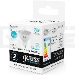 Лампа светодиодная LED 7Вт GU5.3 220В 4100К Elementary MR16 13527 Gauss, фото4