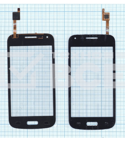 Сенсорное стекло (тачскрин) для Samsung Galaxy Core Plus SM-G350, черное