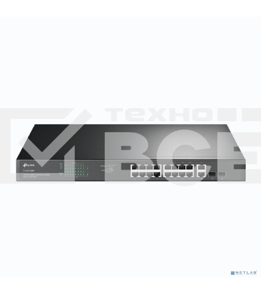 Коммутатор TP-Link TL-SG1218MP 18-портовый гигабитный коммутатор с 16 портами PoE+ SMB