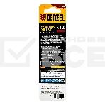 Сверло спиральное по металлу 4,2 x 75мм, Р6М5, Golden Tip, многогранная заточка Denzel, фото 1