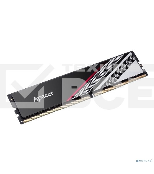Оперативная память Apacer Tex, DDR4, 16GB (1x16GB), 2666MHz, CL16, с радиаторами, серебристый/черный