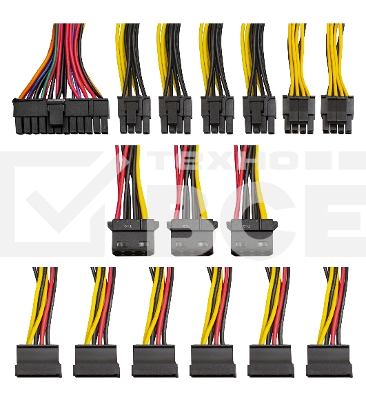 Блок питания ExeGate 750PPE, 750W, (ATX, APFC, SC, КПД 80% (80 PLUS), 12cm fan, 24pin, 2x(4+4)pin, 4xPCI-E, 6xSATA, 3xIDE, black, кабель 220V 1,8м с защитой от выдергивания)