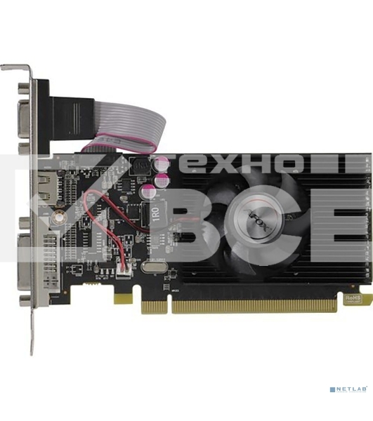 Видеокарта AFOX Radeon R5 220 2GB DDR3 64Bit DVI HDMI VGA LP Single Fan PCI-E 16x AFR5220-2048D3L5