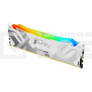 Оперативная память Kingston Fury Renegade, DDR5, 16GB (1x16 GB), 7200 MHz, CL38, DIMM, радиатор, RGB, белый