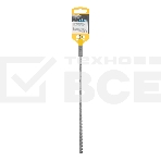 Бур по бетону, цельная крестовая пластина, 8x315 мм, SDS PLUSDenzel, фото 1