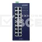 Коммутатор PLANET IGS-1600T IP30 Industrial 16-Port 10/100/1000T Gigabit Ethernet Switch (-40~75 degrees C, dual 12~48V DC/24V AC),UL certified, фото3