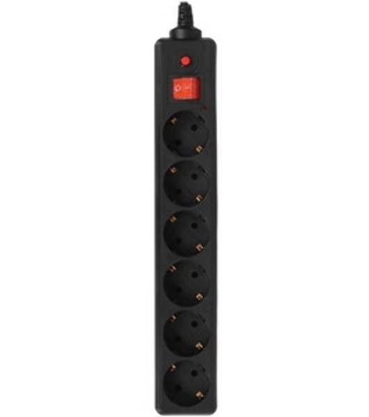Сетевой фильтр Buro 600SPro-16-3-G 3м (6 розеток) графитовый (коробка)