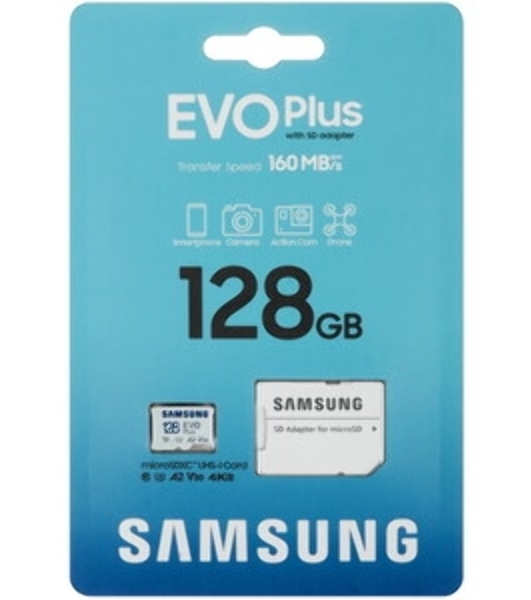 Флеш карта Samsung MICRO SDXC EVO+ 128Gb V10 W/A MB-MC128SA/EU