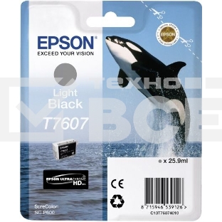 Картридж струйный EPSON серый SC-P600
