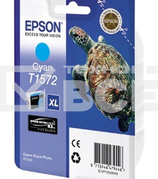 Картридж струйный Epson C13T15724010 голубой (850 стр.) для Epson St Ph R3000