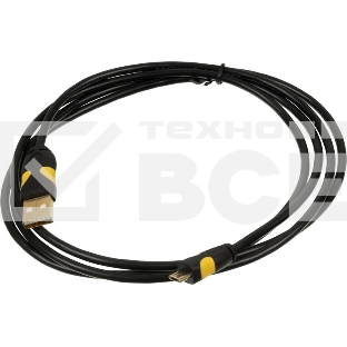 Кабель USB2.0 2A Smooth connector USB A (m)/micro USB B (m) 1.5м Позолоченные контакты