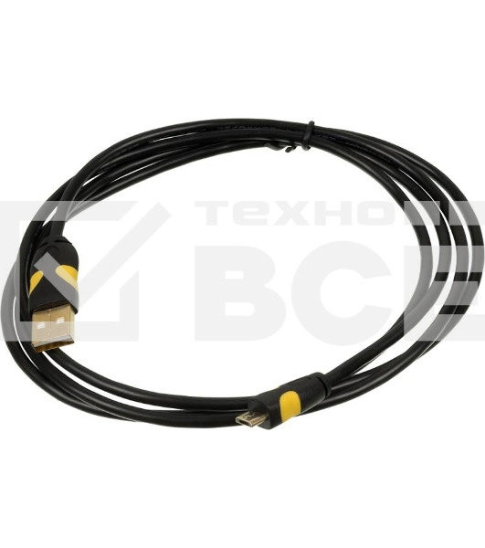 Кабель USB2.0 2A Smooth connector USB A (m)/micro USB B (m) 1.5м Позолоченные контакты