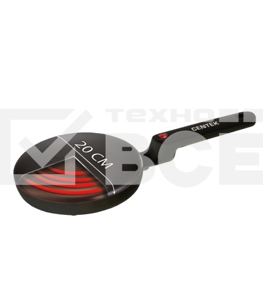 Блинница погружная Centek CT-1455, 800 Вт., D 20 см., ЧУДО-БЛИННИЦА,  антипригарное покрытие      