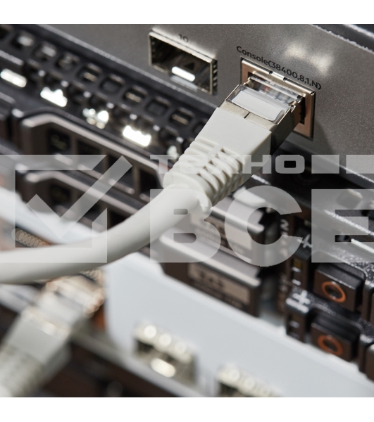 Rexant Пaтч-корд F/UTP, категория 6, RJ45-RJ45, экранированный, PVC серый, 1м
