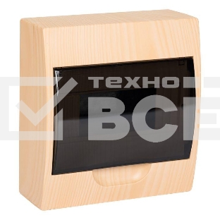 Щит ЩРН-П-8 IP41 светлое дерево PROxima EKF pb40-n-8-light