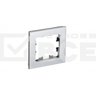 Рамка 1-м AtlasDesign Nature металл серебр. SchE ATN312101