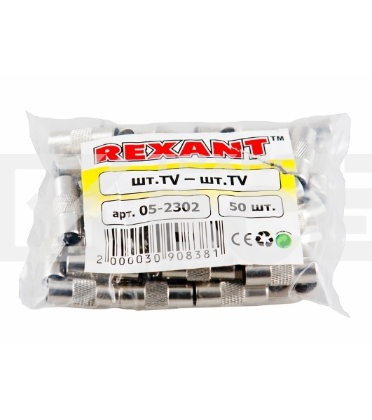 Переходник штекер TV-штекер TV Rexant