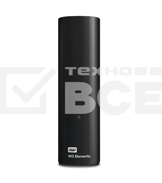 Накопитель на жестком магнитном диске Western Digital Внешний жёсткий диск WD Elements DesktopWDBWLG0100HBK-EESN 10ТБ 3,5