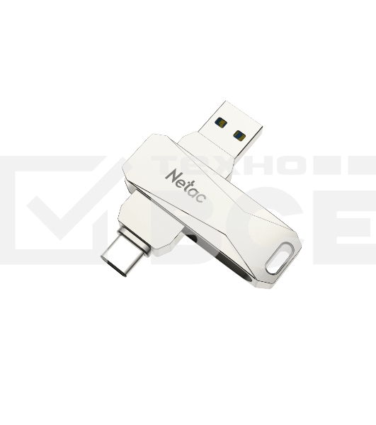 Флеш диск USB Drive Netac U782C NT03U782C-032G-30PN dual USB3.0+TypeC 32GB, retail version