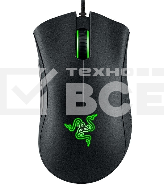 Мышь проводная Razer DeathAdder Essential черный, 6400 dpi, USB, кнопки - 5
