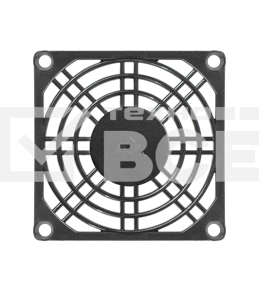 Решетка для вентилятора 70x70 ExeGate EG-070PSB (70x70 мм, пластиковая, квадратная, черная)
