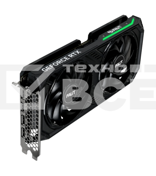 Видеокарта Palit PA-RTX4060 DUAL OC 8GB 8192Mb 128 GDDR6 1830/17000 HDMIx1 DPx3 HDCP Ret