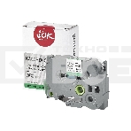 Кассета с лентой S'OK by Sakura Printing TZES741 для Brother, черный на зеленом, 18мм/8м, наклейка, фото 1